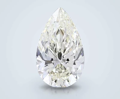 4.01ct K VS1 Rare Carat Ideal Cut Pear Diamond