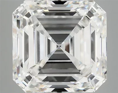 8.13ct E VVS2 Rare Carat Ideal Cut Asscher Lab Grown Diamond