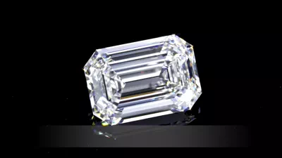 5.10ct D FL Rare Carat Ideal Cut Emerald Diamond