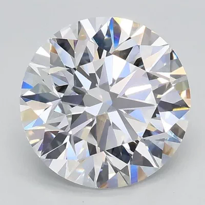 2.04ct D VVS2 Rare Carat Ideal Cut Round Lab Grown Diamond