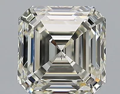 1.51ct K SI1 Rare Carat Ideal Cut Asscher Diamond