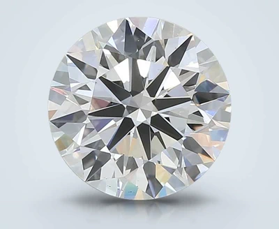 3.02ct F VS2 Rare Carat Ideal Cut Round Lab Grown Diamond