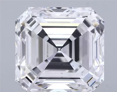 11.12ct E VS2 Rare Carat Ideal Cut Asscher Lab Grown Diamond