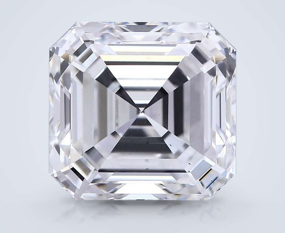 11.12ct E VS2 Rare Carat Ideal Cut Asscher Lab Grown Diamond