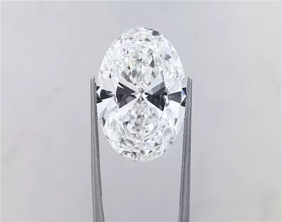 13.08ct F VVS2 Rare Carat Ideal Cut Oval Lab Grown Diamond