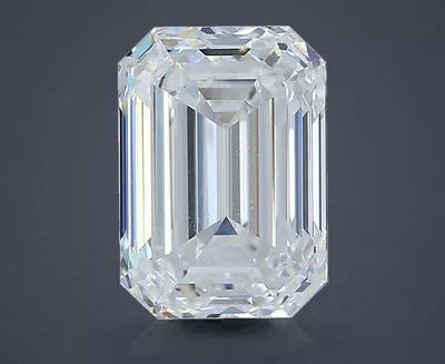 3.01ct G VS2 Rare Carat Ideal Cut Emerald Diamond