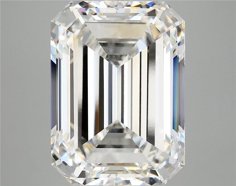 12.04ct E VVS2 Rare Carat Ideal Cut Emerald Lab Grown Diamond