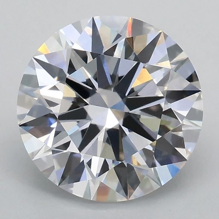 2.07ct D VVS2 Rare Carat Ideal Cut Round Lab Grown Diamond