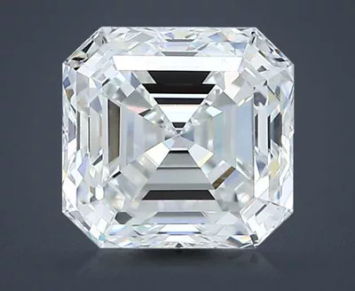 2.01ct F VVS1 Rare Carat Ideal Cut Asscher Diamond