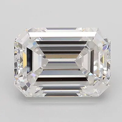 2.57ct E VS1 Rare Carat Ideal Cut Emerald Lab Grown Diamond