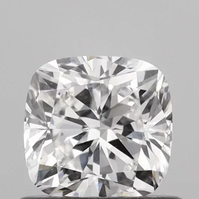 0.71ct D VVS2 Rare Carat Ideal Cut Cushion Lab Grown Diamond
