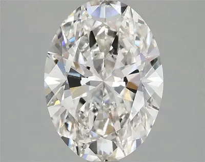 2.19ct F VS2 Rare Carat Ideal Cut Oval Lab Grown Diamond
