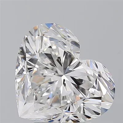 4.50ct D VS2 Rare Carat Ideal Cut Heart Diamond