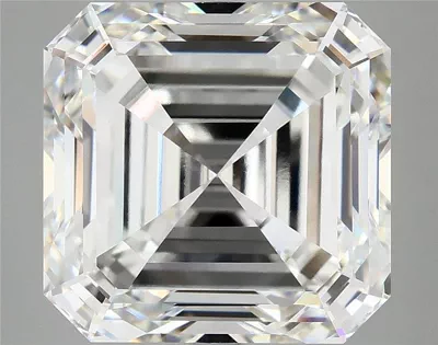 10.15ct F VVS2 Very Good Cut Asscher Lab Grown Diamond