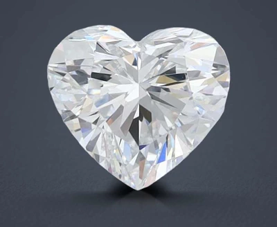 1.03ct D VVS2 Rare Carat Ideal Cut Heart Lab Grown Diamond