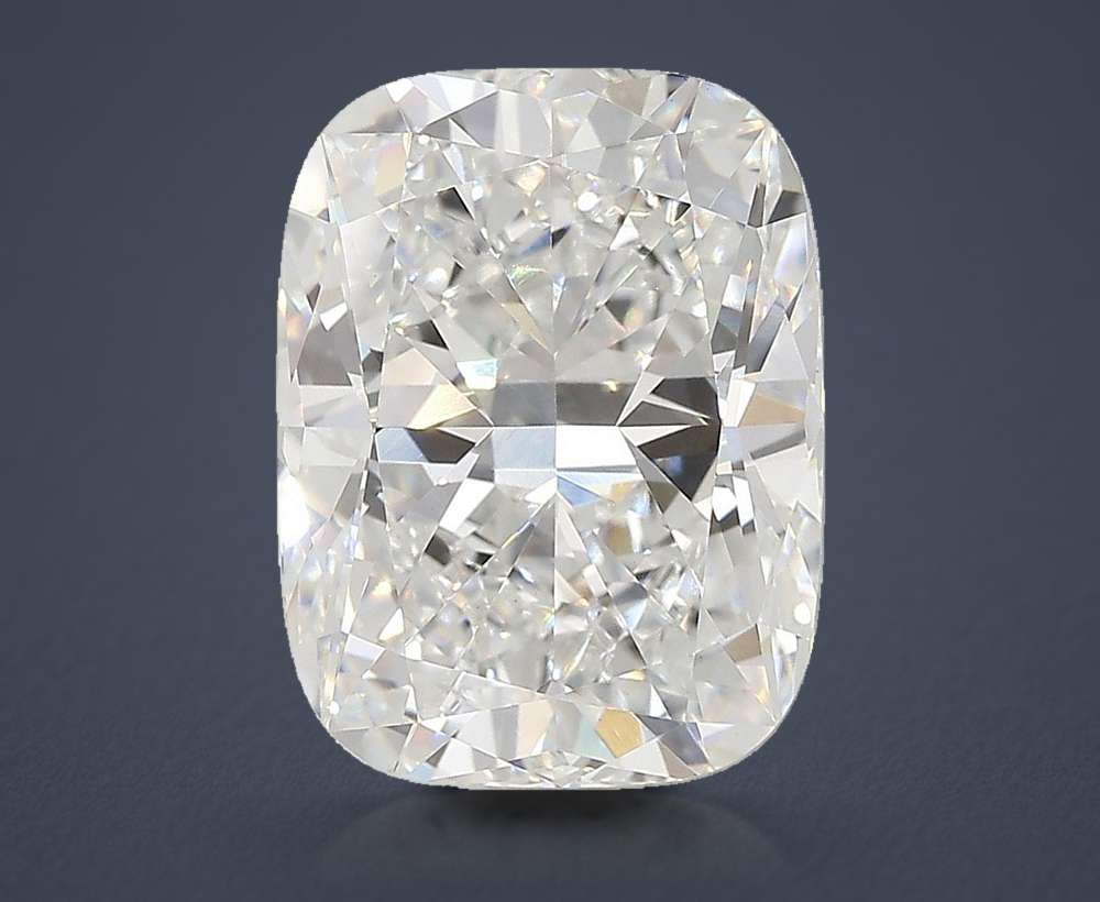 6.08ct E VS1 Rare Carat Ideal Cut Cushion Lab Grown Diamond