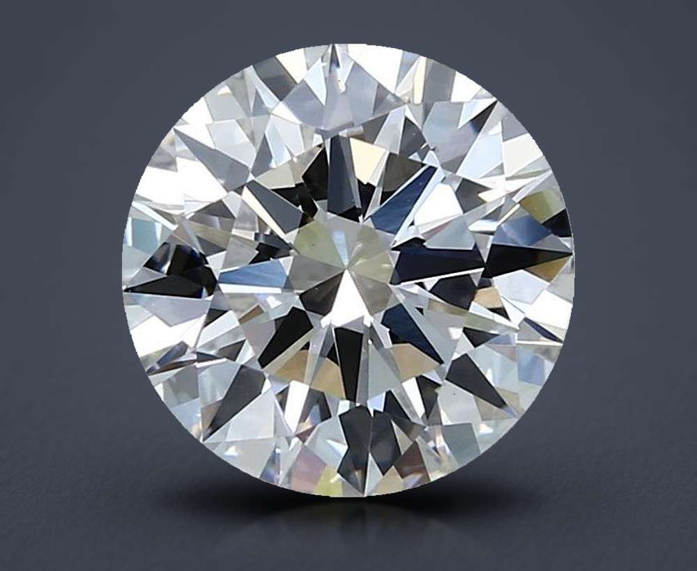3.03ct F VS1 Rare Carat Ideal Cut Round Lab Grown Diamond