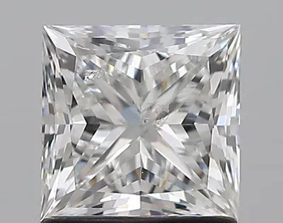 1.30ct E SI2 Rare Carat Ideal Cut Princess Diamond