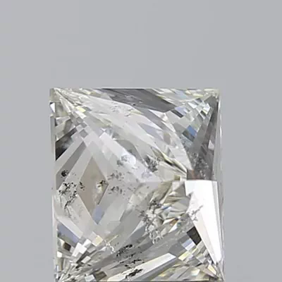 2.01ct J SI2 Very Good Cut Princess Diamond