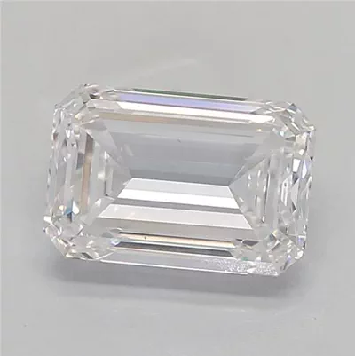 6.01ct E VS1 Rare Carat Ideal Cut Emerald Lab Grown Diamond