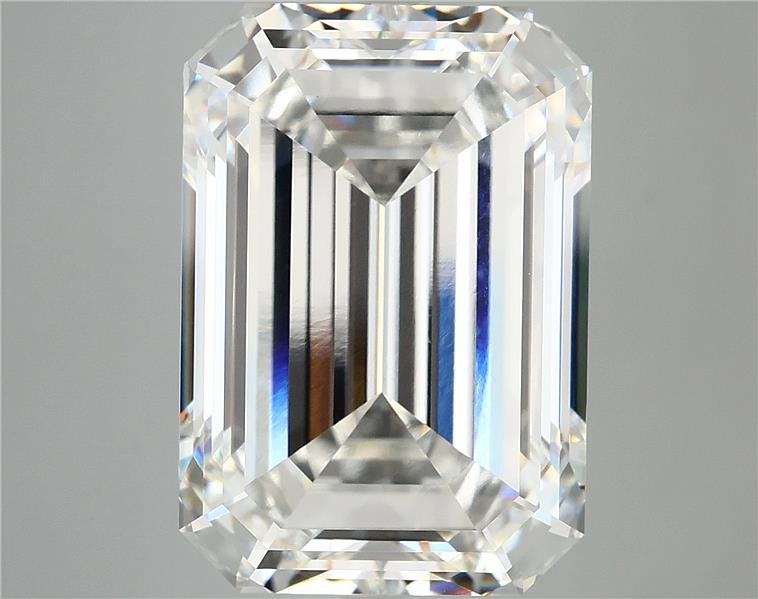 13.96ct F VS1 Rare Carat Ideal Cut Emerald Lab Grown Diamond