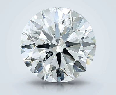 3.20ct J SI2 Rare Carat Ideal Cut Round Diamond