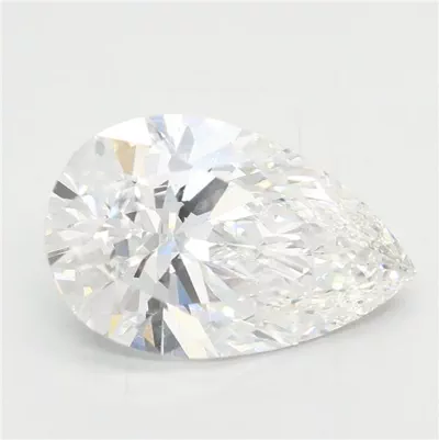 2.58ct E VVS2 Rare Carat Ideal Cut Pear Lab Grown Diamond