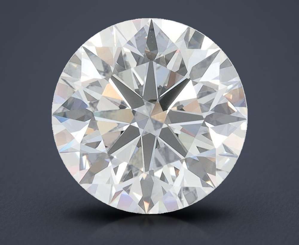 4.28ct F VVS1 Rare Carat Ideal Cut Round Lab Grown Diamond