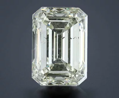2.01ct K SI1 Rare Carat Ideal Cut Emerald Diamond