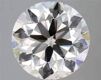4.72ct J SI1 Rare Carat Ideal Cut Round Diamond