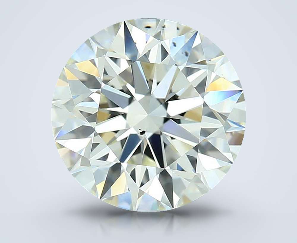 2.10ct K SI1 Rare Carat Ideal Cut Round Diamond