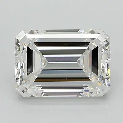 2.09ct F VS1 Excellent Cut Emerald Lab Grown Diamond