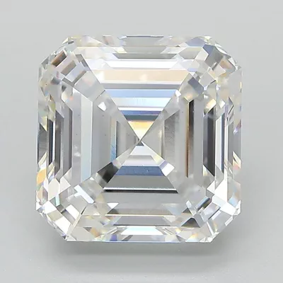 5.24ct E VS1 Rare Carat Ideal Cut Asscher Lab Grown Diamond