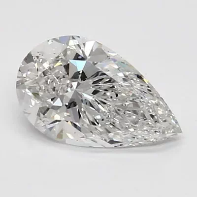 0.98ct E VS2 Rare Carat Ideal Cut Pear Lab Grown Diamond