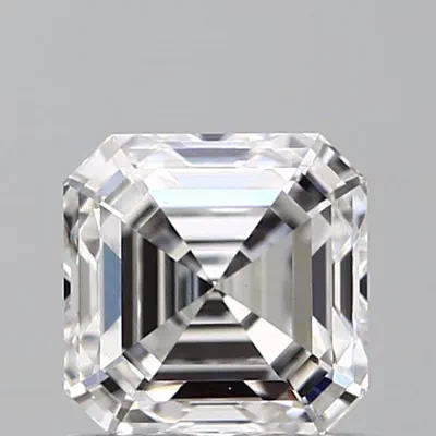 1.04ct D VS1 Rare Carat Ideal Cut Asscher Lab Grown Diamond