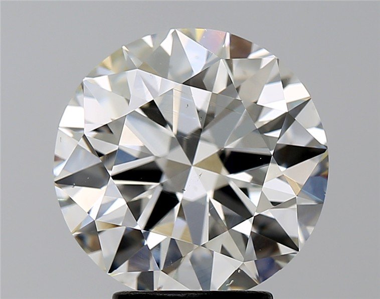 4.10ct I VS2 Rare Carat Ideal Cut Round Diamond