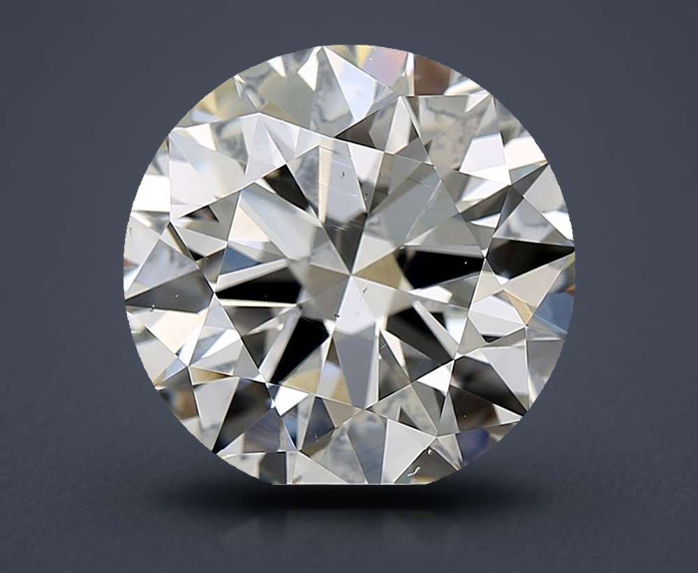 4.10ct I VS2 Rare Carat Ideal Cut Round Diamond