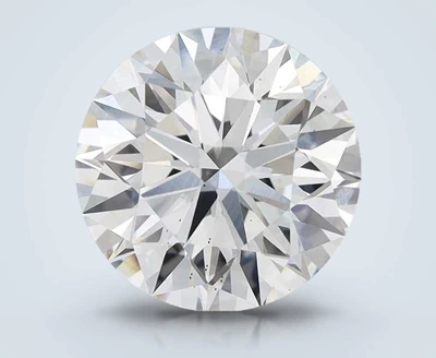 2.72ct F SI1 Rare Carat Ideal Cut Round Lab Grown Diamond