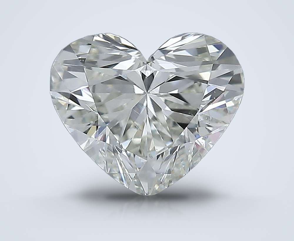 1.51ct K SI1 Rare Carat Ideal Cut Heart Diamond