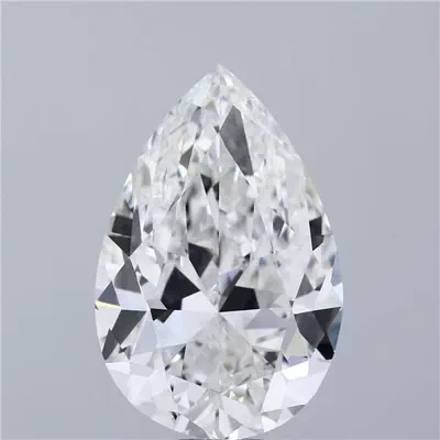20.11ct F VVS2 Very Good Cut Pear Lab Grown Diamond
