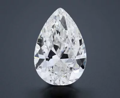 20.11ct F VVS2 Very Good Cut Pear Lab Grown Diamond