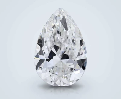 20.11ct F VVS2 Very Good Cut Pear Lab Grown Diamond