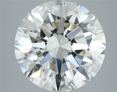 5.01ct K VVS1 Rare Carat Ideal Cut Round Diamond