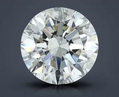 5.01ct K VVS1 Rare Carat Ideal Cut Round Diamond