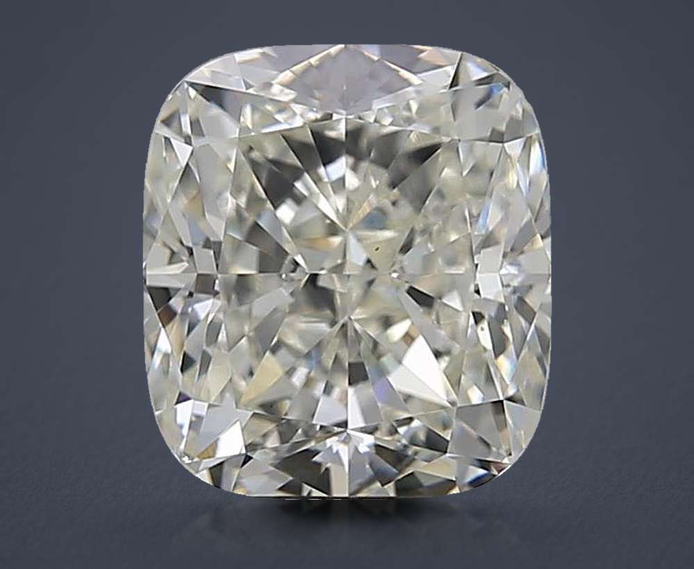 3.01ct J VS2 Very Good Cut Cushion Diamond