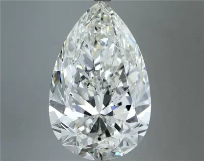 10.07ct G VVS2 Rare Carat Ideal Cut Pear Diamond