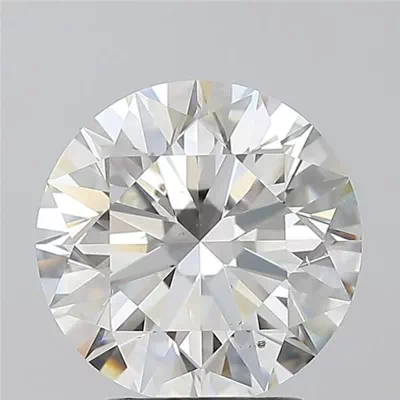 2.71ct G SI1 Rare Carat Ideal Cut Round Diamond