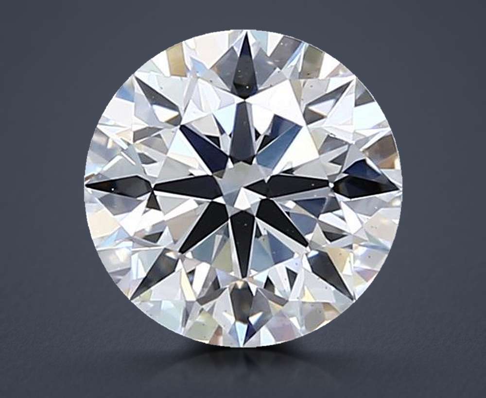 1.52ct E VS2 Rare Carat Ideal Cut Round Lab Grown Diamond