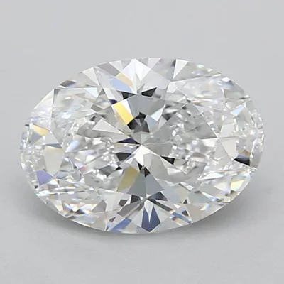 2.02ct D VVS1 Rare Carat Ideal Cut Oval Lab Grown Diamond
