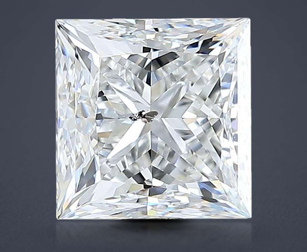 1.72ct G SI2 Good Cut Princess Diamond